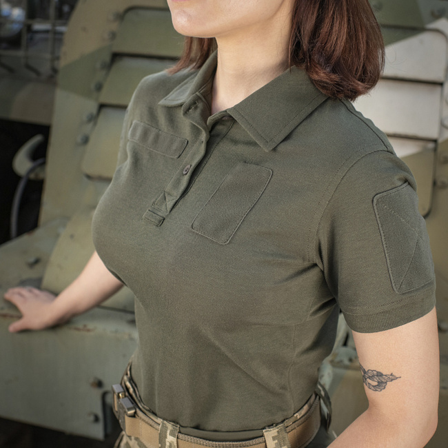 NŐI TAKTIKAI PÓLÓ - POLO-SHIRT 65/35 LADY - ARMY OLIVE - M-TAC