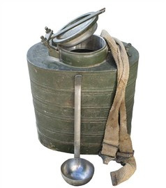 SZIGETELT ÉLELMISZERTARTÁLY - 18 LITER - ROMÁN HADSEREG FELESLEG - MINT ÚJ