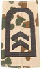 EMBLÉMA - GERMAN ARMY TROPICAL CAMO/BLACK SHOULDER LOOPS ´OBERFELDWEBEL´