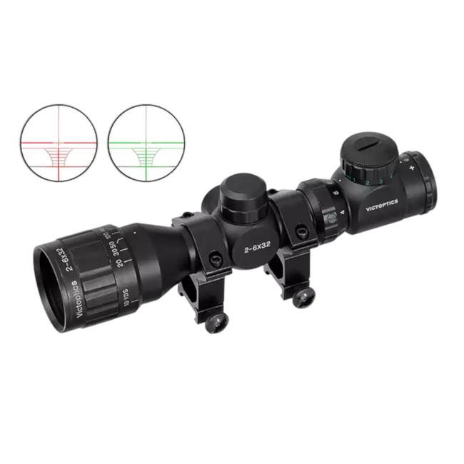 VICTOPTICS 2-6X32AOE KOMPAKT TÁVCSŐ - FEKETE - VECTOR OPTIKA