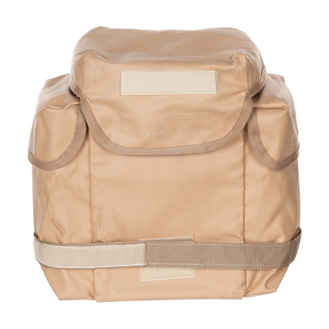 NEHÉZ VINIL TÁSKA VÉDŐMASZKHOZ - MP5 - KATONAI TÖBBLET LENGYEL HADSEREG - KHAKI - MINT ÚJ