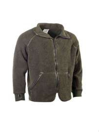 COLD WEATHER FLEECE JACKET - MILITARY SURPLUS FROM THE DUTCH ARMY - GREEN
