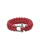 Red 22MM PARA BRACELET W. METAL CLOSURE