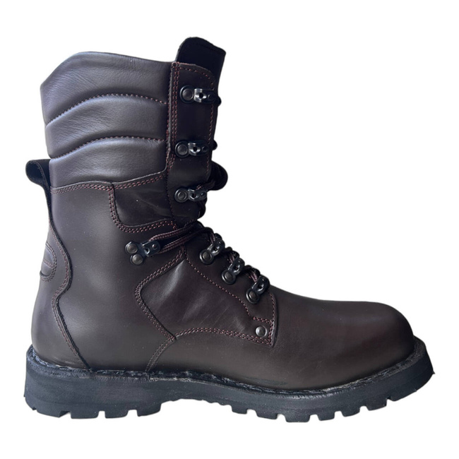 PROFESSIONAL COMBAT BOOTS - ROMANIAN ARMY MILITARY SURPLUS - BROWN - LIKE NEW