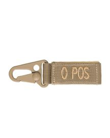 TACT. KEYHOLDER - BLOOD 0 pos - 5 PC./PACK - COYOTE