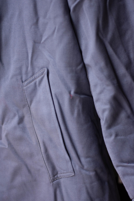 Quilted winter jacket - Romanian military surplus - Grey - Used