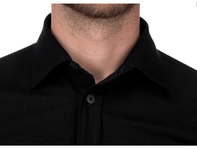 BUTTON UP PICEA SHIRT LS - CLAWGEAR® - BLACK
