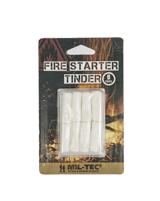 FIRE STARTER TINDER - Mil-Tec - 8 PIECES