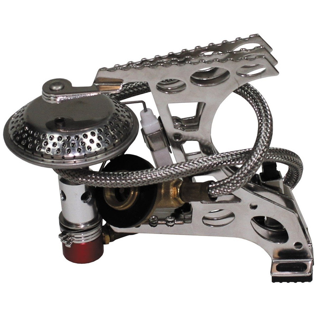 Gázfőző Piezo gyújtással és gázcsővel