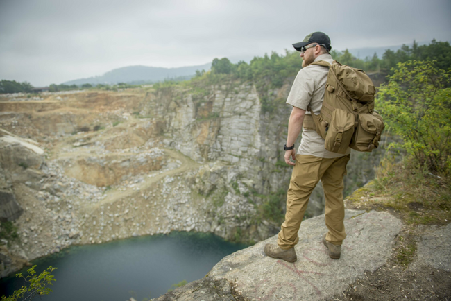 SHORT-SLEEVED SHIRT - DEFENDER MK2® - POLYCOTTON RIPSTOP - Helikon-Tex® - KHAKI