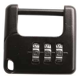 BLACK COMBINATION LOCK