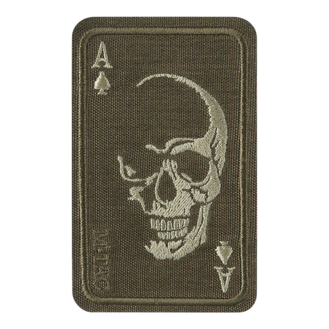 PATCH FACE OF WAR (EMBROIDERY) - RANGER GREEN - M-TAC