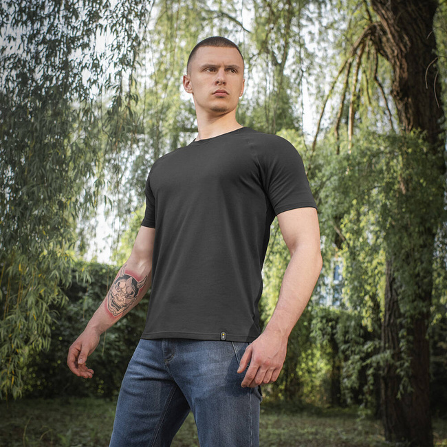 PÓLÓ RAGLAN 93/7 - FEKETE - M-TAC