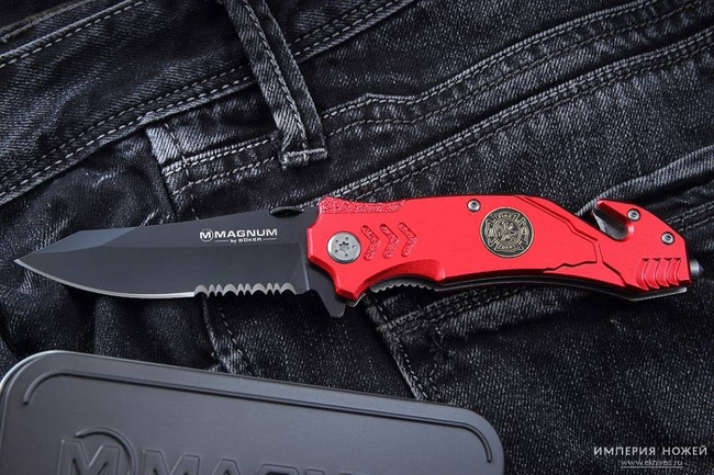 Zsebkés Fire Fighter - Piros - Magnum by Boker