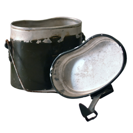 ALUMÍNIUM KULACS - VALÓDI KATONAI FELESLEG ROMÁN HADSEREG - HASZNÁLT