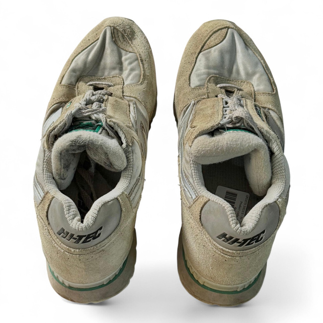 SPORTS SHOES - HI TEC - SILVER SHADOW - BRITISH ARMY MILITARY SURPLUS - WHITE - USED