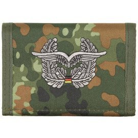 Wallet, BW camo, w/emb, logo W