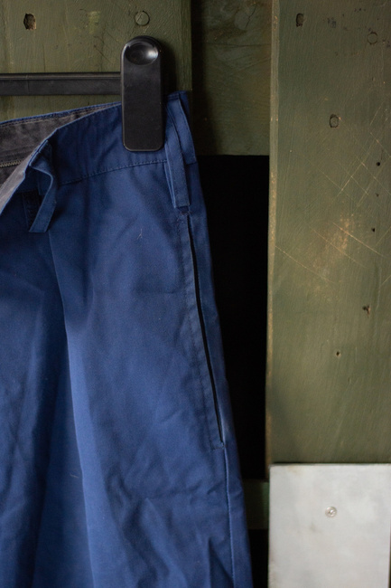 TENGERÉSZKÉK NADRÁG - ROMÁN KATONAI FELESLEG - HASZNÁLT