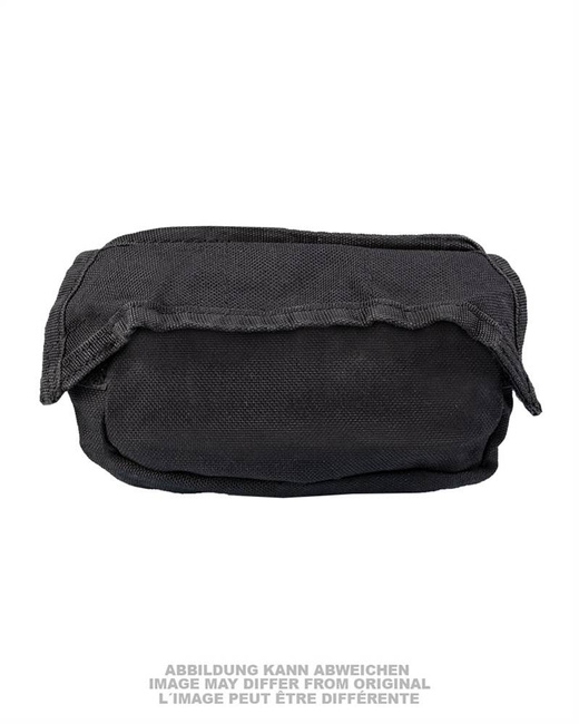 DUTCH MOLLE CHEST POUCH - WITH ZIPPER - BLACK - USED