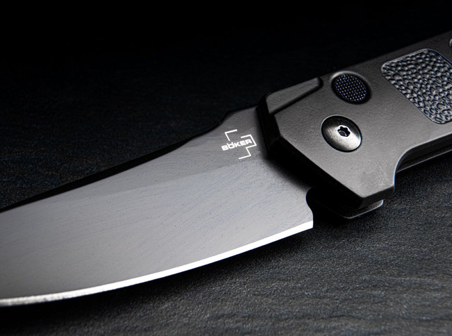 AUTOMATIC KNIFE KIHON AUTO ALL BLACK - BOKER PLUS