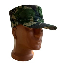 RIPSTOP CAP - MILITARY SURPLUS ROMANIAN ARMY - DPM CAMO - LIKE NEW