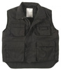 US ARMY BLACK RANGER VEST LINED IMPORT (LIGHT WEIGHT FILLING)