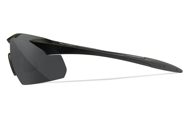BALLISTIC SUNGLASSES - VAPOR 2.5 - WILEY X - GREY/CLEAR - BLACK FRAME