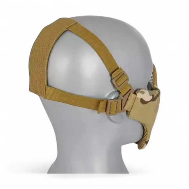 HALF FACE MESH MASK 2.0 - MULTICAMO - WOSPORT