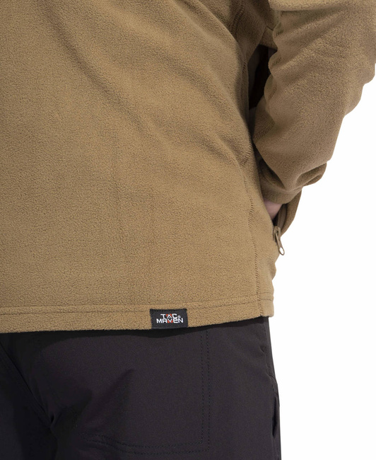 FLEECE SWEATER WITH ZIPPER - ELK - PENTAGON - BLACK/WOLF GREY ZIP