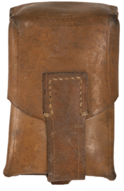 Serbian Leath.1-pc. Mauser Cartridge Pouch Used