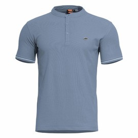 PÓLÓ - "LEVANTES HENLEY STRIPES" - PENTAGON® - KÉK NAPFÉNY