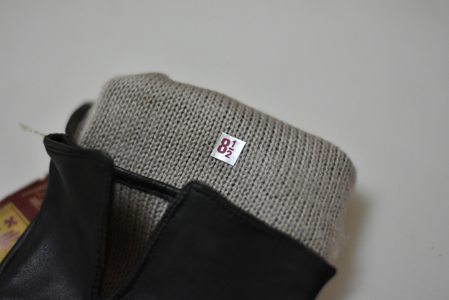 MEN'S LEATHER GLOVES - BLACK - MILITARY SURPLUS ROMANIAN ARMY - LIKE NEW