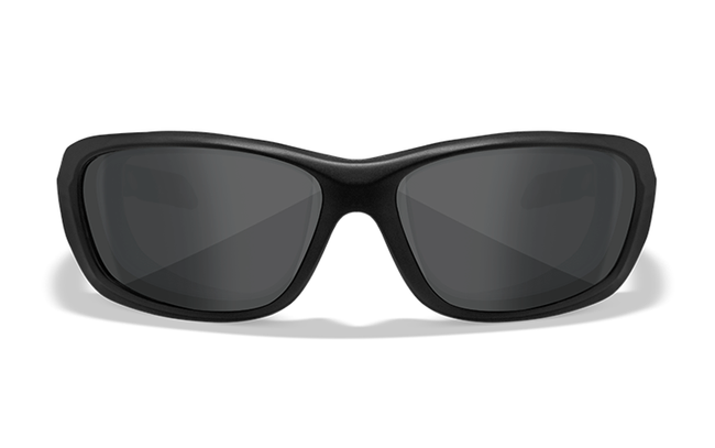 SUNGLASSES - WX GRAVITY - POLARIZED GREY LENSES, MATTE BLACK FRAME - Wileyx