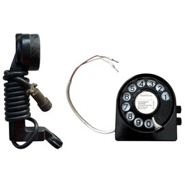 TC-72 F-1600 TÁBORI TELEFONHOZ TARTOZÓ LEMEZ ÉS VEVŐEGYSÉG - V2 -  KATONAI FELESLEG A ROMÁN HADSEREGTŐL - JÓ ÁLLAPOTBAN