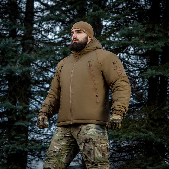 Winter Jacket for Temperatures Down to -20 Degrees Celsius - Alpha Gen.III Pro Primaloft - Coyote - M-Tac