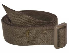 GERMAN ARMY PACK STRAP WITH PLASTIC BUCKLE - 60 CM - OD - USED