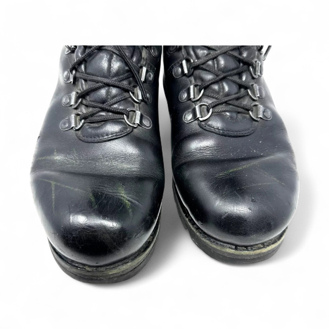 Combat Boots With Lining – Replaced Sole – Austrian Army Military Surplus – Black – Used