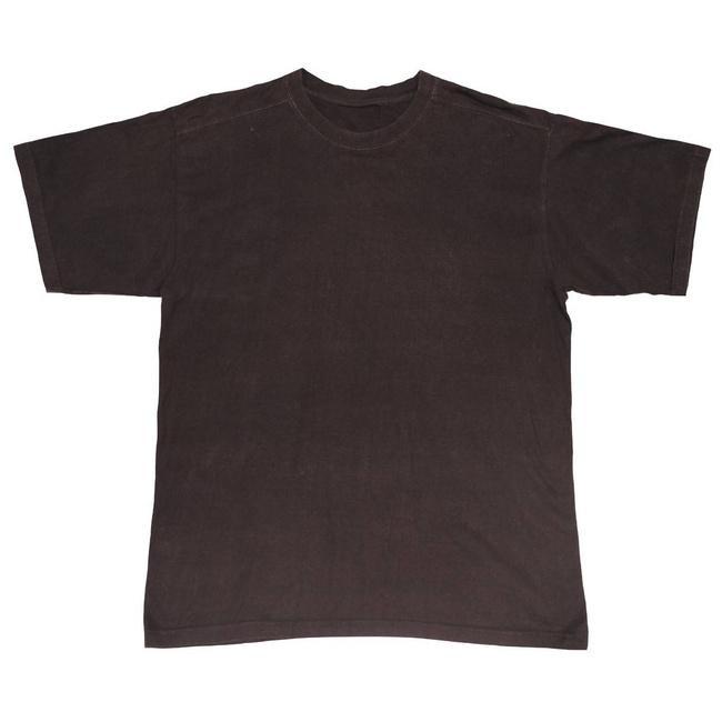 BRITISH T-SHIRT - BROWN - MILITARY SURPLUS - USED