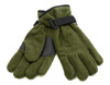 KESZTYŰ FLEECE ´THINSULATE´ FINGER W/ PVC PALMS OLIVE
