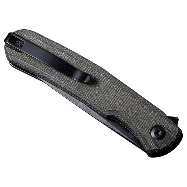 Zsebkés - "SENCUT Scitus Micarta Dark Green Black" - Böker