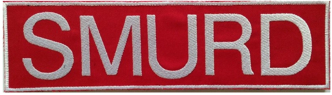 Embroidered SMURD Badge (custom message)