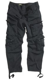 NADRÁG BLACK ´VINTAGE´ MEN PANTS STONE-WASHED