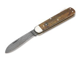 "HUNTERS KNIFE DAMASCUS BROWN" ZSEBKÉS - BOKER