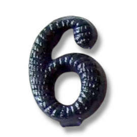 Fém Szám - 6 - Sötétkék - Magyar Hadsereg Katonai Surplus - Mint új