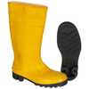 Rubber Safety Boots with protective cap - German Army BW Military Surplus - Yellow - Used