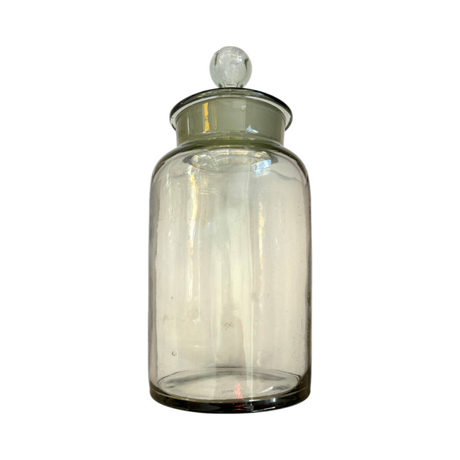 VINTAGE ÜVEG PALACK ÜVEGFEDŐVEL - 1980-ES ÉVEK - ÁTLÁTSZÓ - ROMÁN HADSEREG KATONAI FELESLEG - JÓ ÁLLAPOTÚ