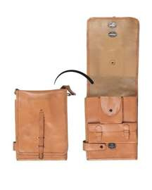 TÉRKÉP TOK - BARNA MŰBŐR - KATONAI TÖBBLET MAGYAR HADSEREG - HASZNÁLT