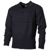 MFH®  PULLOVER TROYER WITH ZIP - NAVY BLUE