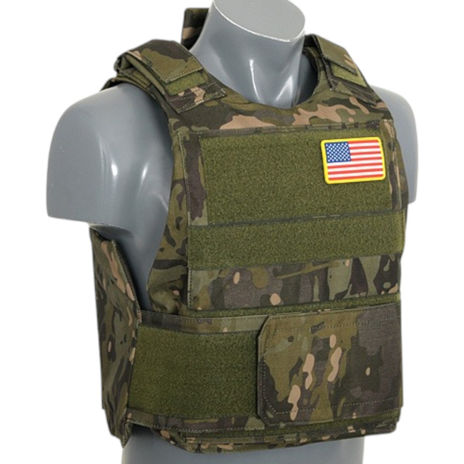 Standard taktikai melleny soft dummy ballisztikus betétekkel - Delta Soft Body Armor - MT Camo - 8FIELDS