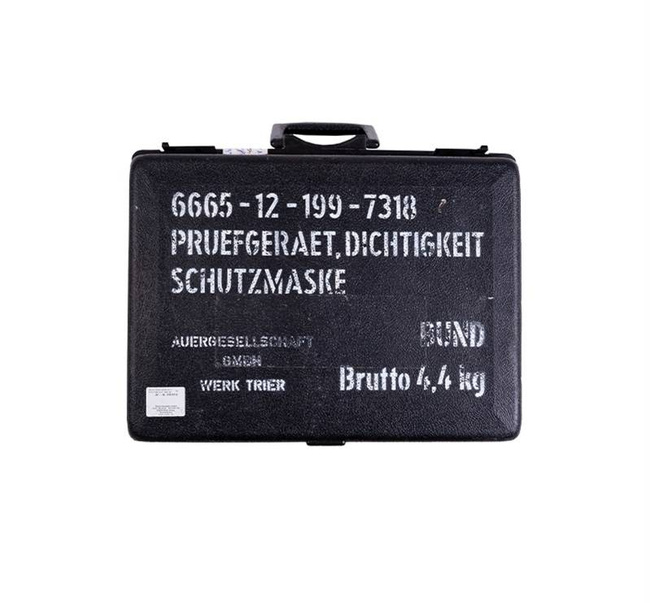 Német 'AUER' szivárgásvizsgáló védőmaszkokhoz (hiányos) - használt